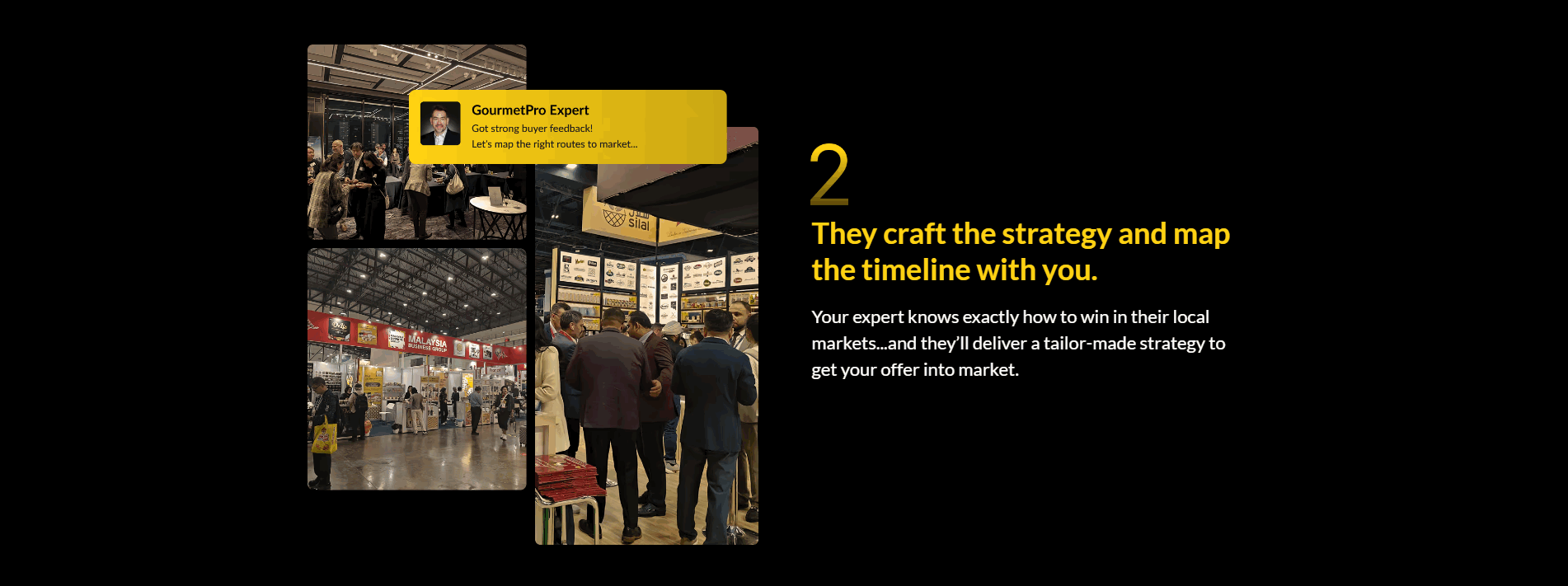 GourmetPro How It Works section