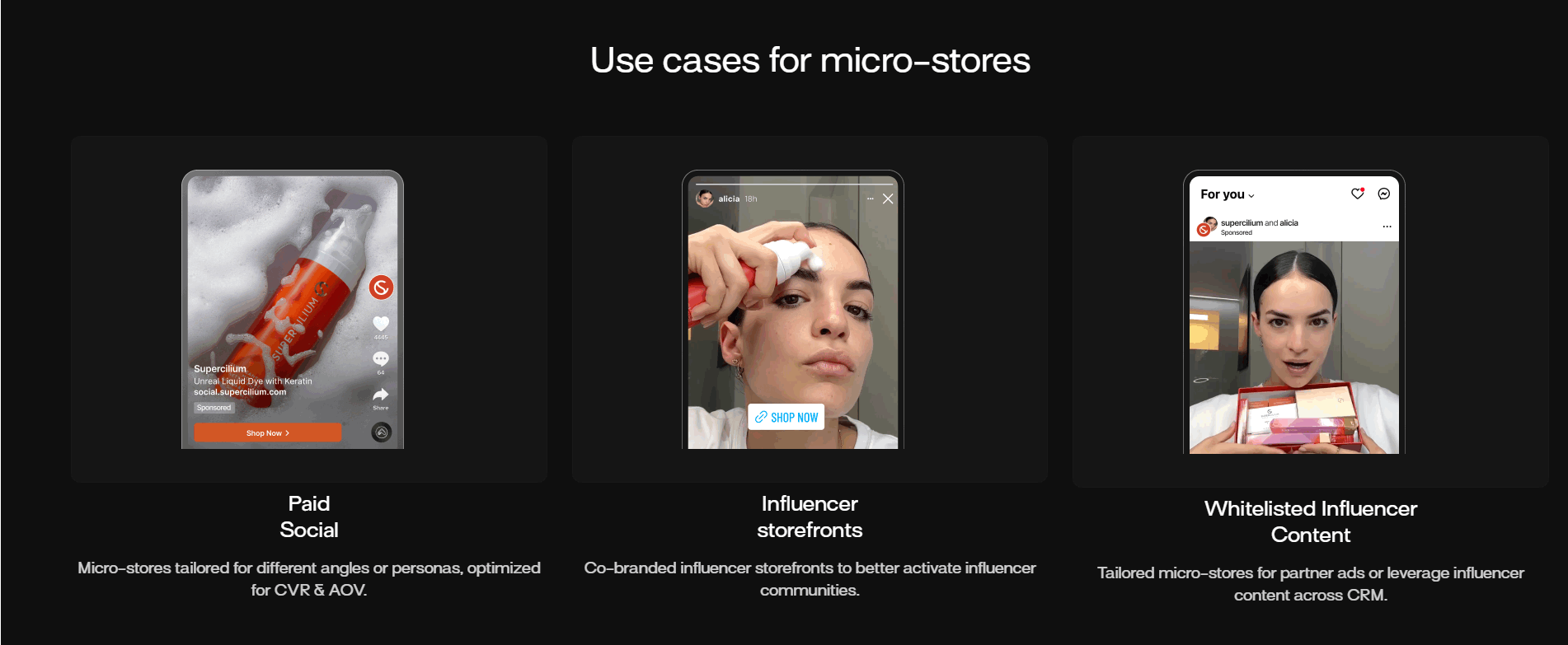 Comet Rocks use cases section